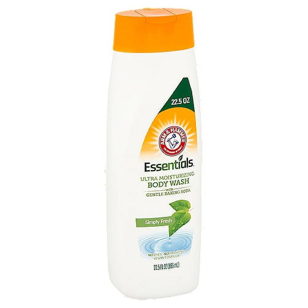 Arm & Hammer Essentials Simply Fresh Ultra Moisturizing Body Wash, 15 Fl oz