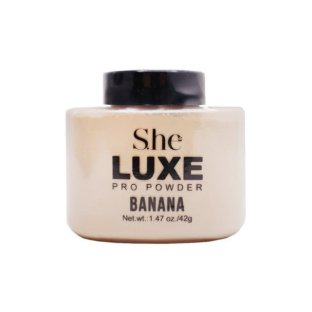 S.He Makeup Luxe Pro Powder - Banana, Pack of 2