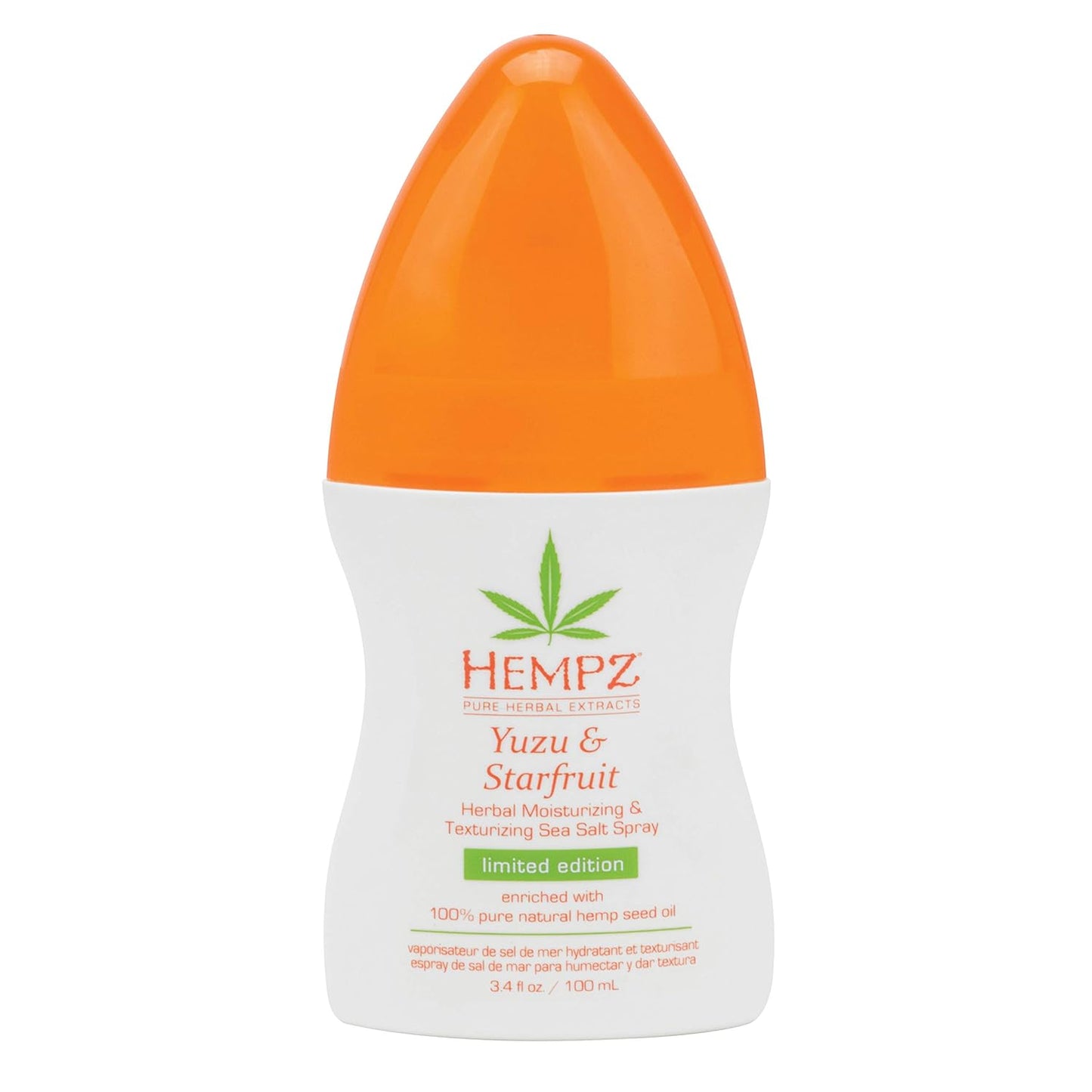 Hempz Yuzu & Starfruit Salt Spray, 3.4 oz. (Pack of 2)