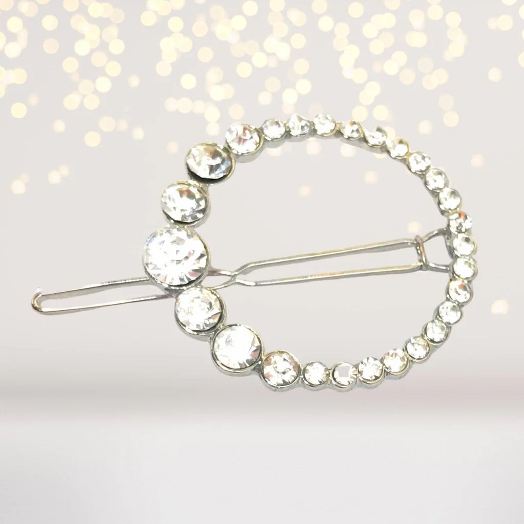 R.hinestone Hair Pins | Pack of 12