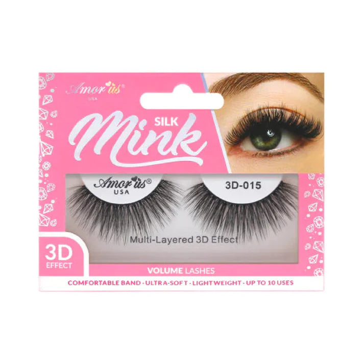 3D Silk Mink Lashes By AmorUS