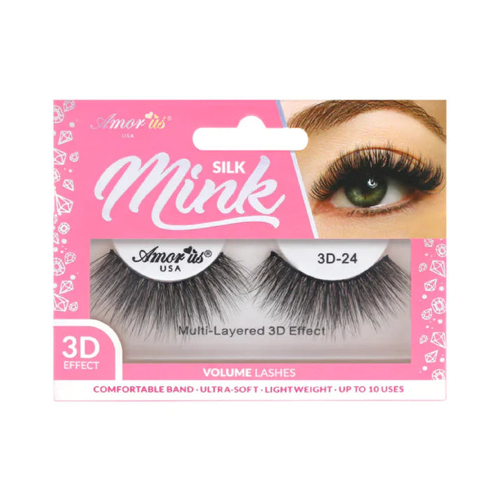 3D Silk Mink Lashes By AmorUS