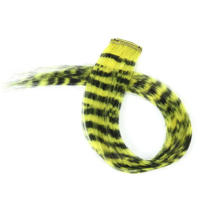 Rainbow Feather Hair Extension - 18-inch Colorful Clip-In Synthetic Hairpiece for Women, Girls, Cosplay Party, and Y2K Style - 1pc synthetic Hair Extension