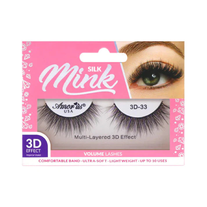 3D Silk Mink Lashes By AmorUS