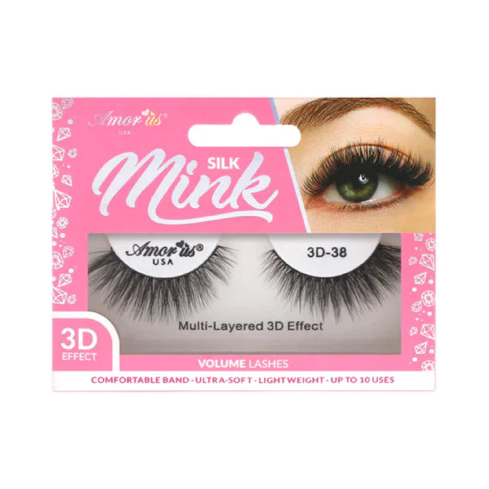 3D Silk Mink Lashes By AmorUS