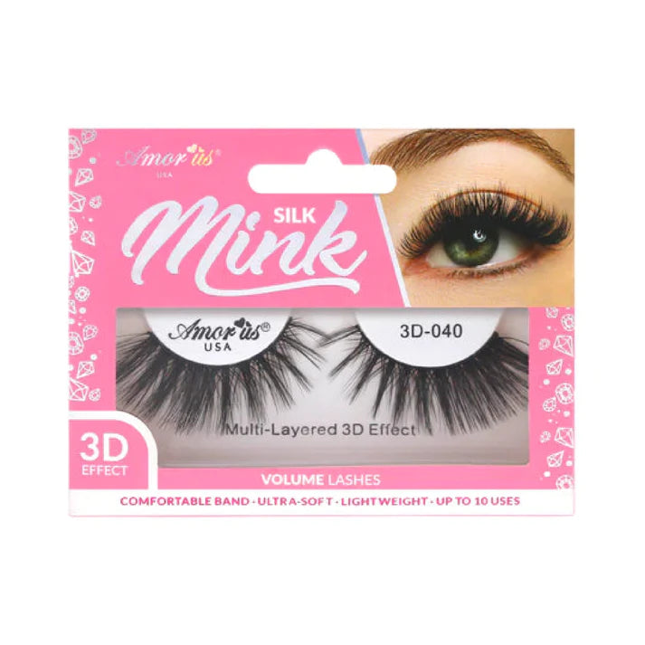 3D Silk Mink Lashes By AmorUS