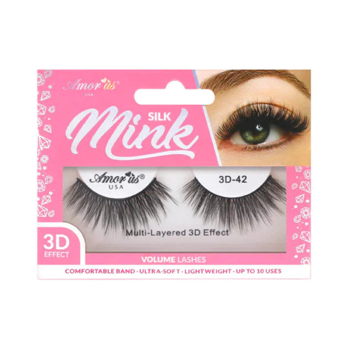 3D Silk Mink Lashes By AmorUS