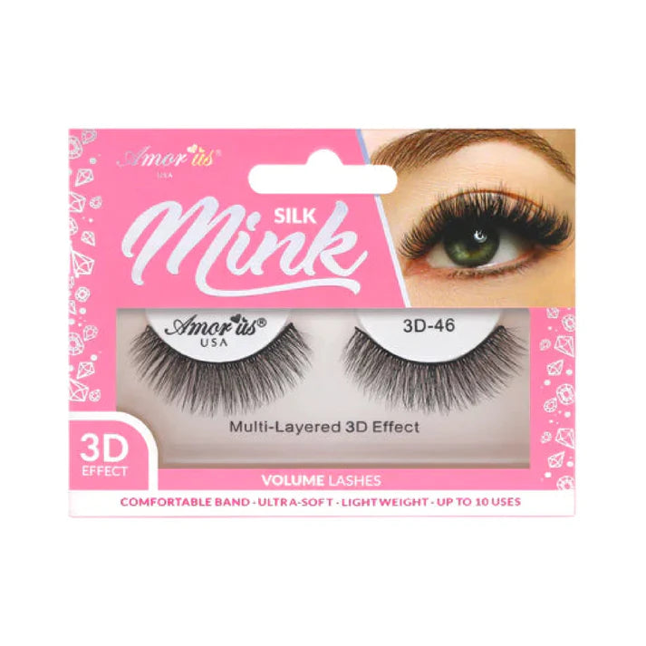 3D Silk Mink Lashes By AmorUS