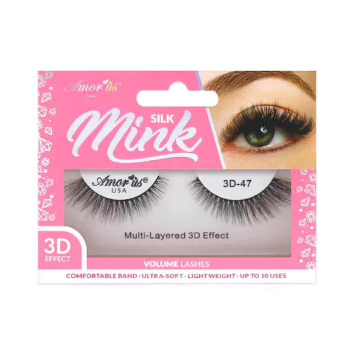 3D Silk Mink Lashes By AmorUS
