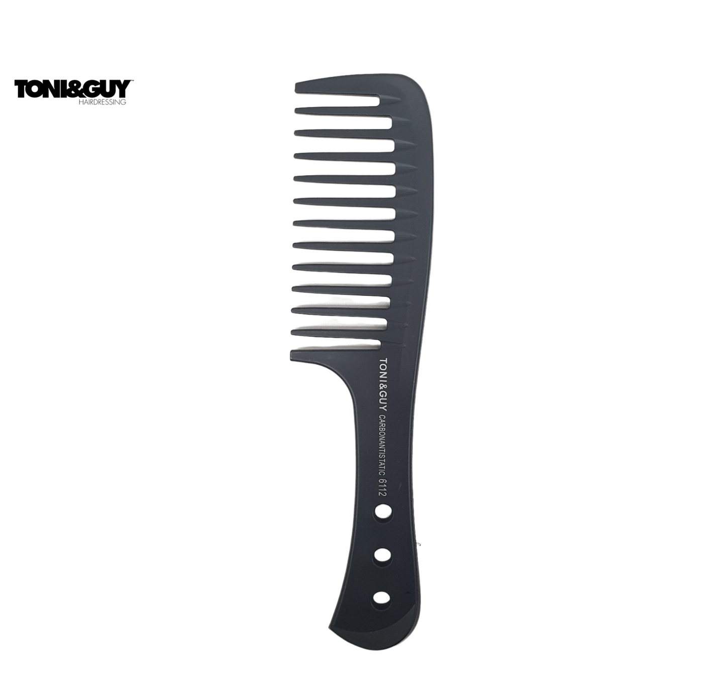 Toni & Guy Carbon Antistatic Comb | Professional Grade Hair Comb