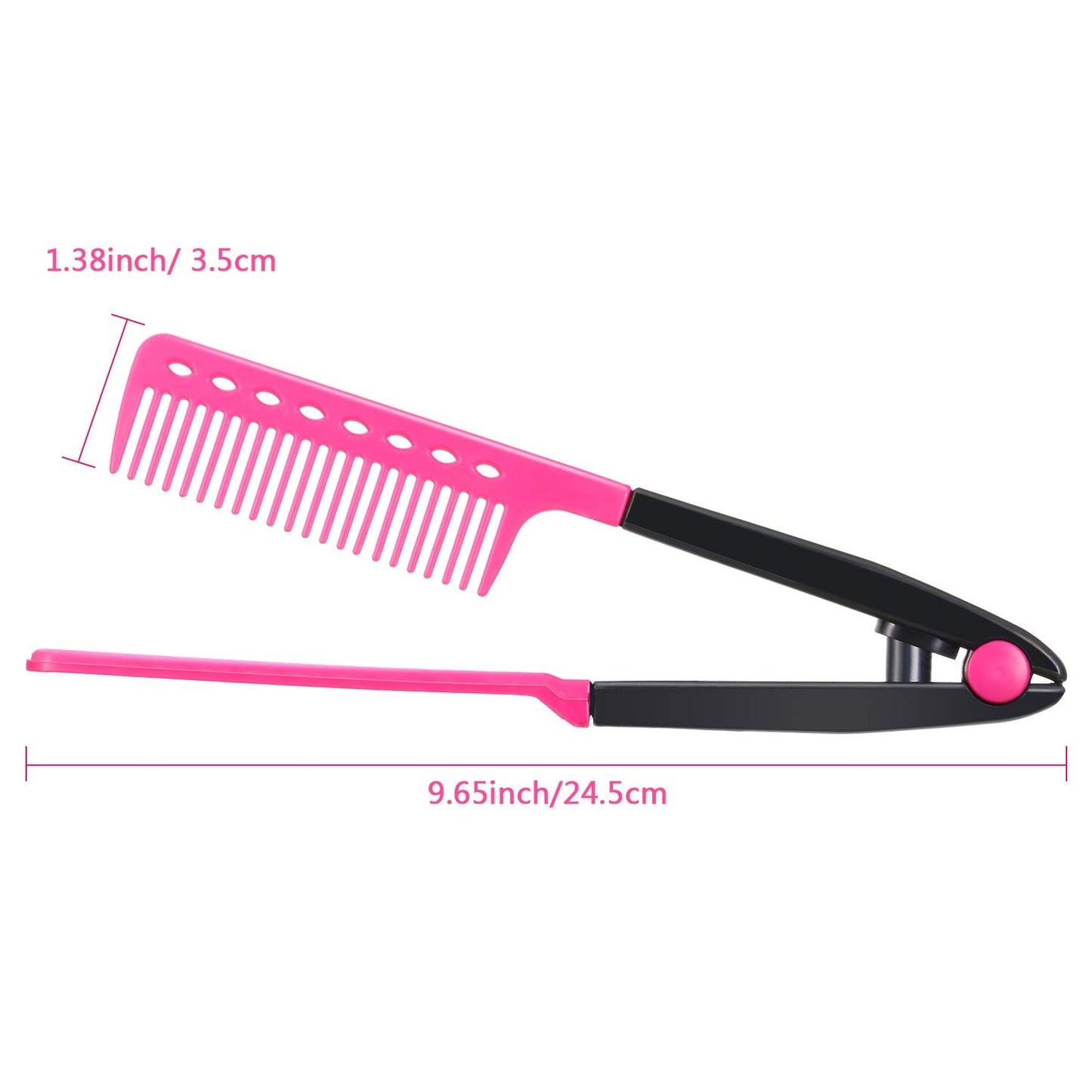 Flat Iron Comb Straightening Comb | V-shaped