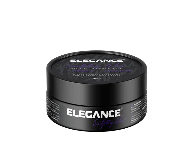 Elegance Sculpting Hair Styling Wax With Vitamin Extra Strong Hold Sleek | 140  gr