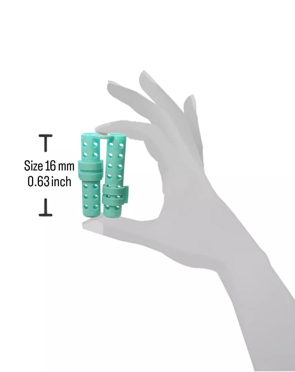 plastic hair rollers for hair curling and hair styling doing DIY at home