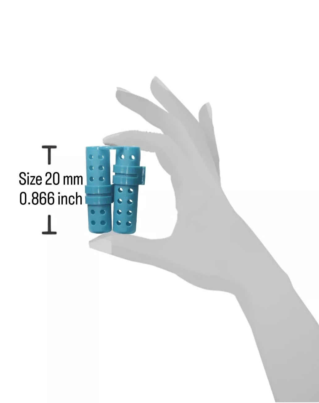 plastic hair rollers for hair curling and hair styling doing DIY at home