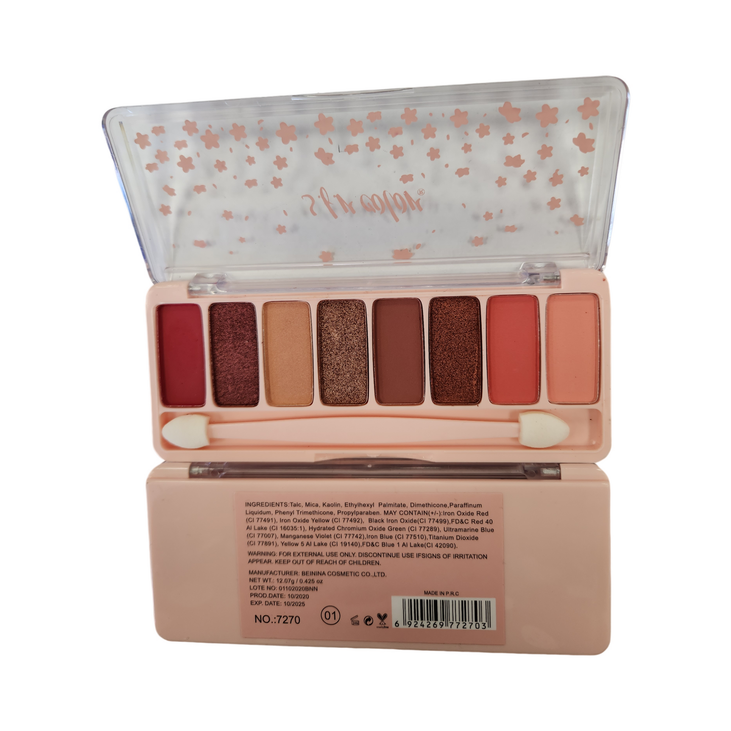 SFR Color  Blossoms Pastels Eyeshadow 8 Colors Palette