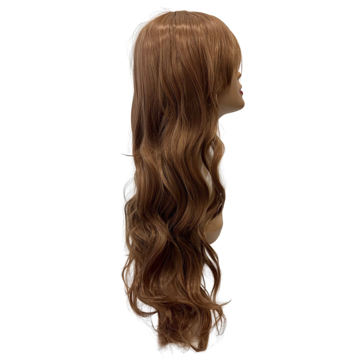 Long Synthetic Wig (#27/30) | A-004 | 28 inches | Durable | Breathable Cap