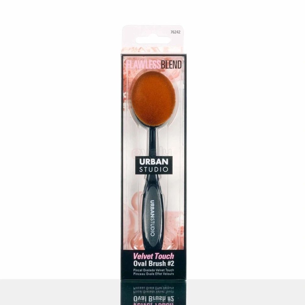 Urban Studio Flawless Blend| Velvet Touch Oval Brush| No. 2