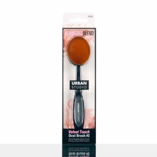 Urban Studio Flawless Blend| Velvet Touch Oval Brush| No. 2